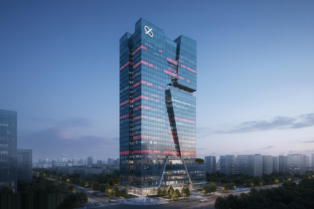 网络科技公司大楼